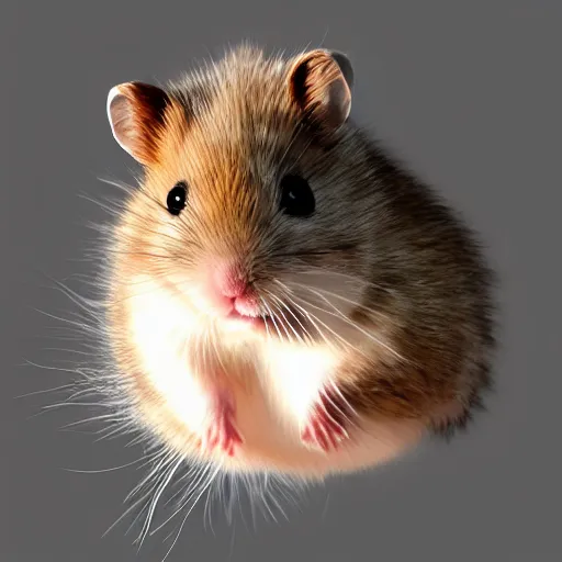 Prompt: hamster flying at the speed of light, realistic, motion blur, photoshop