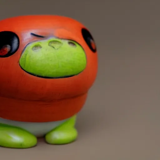 Prompt: photo of a daruma doll that looks like shrek