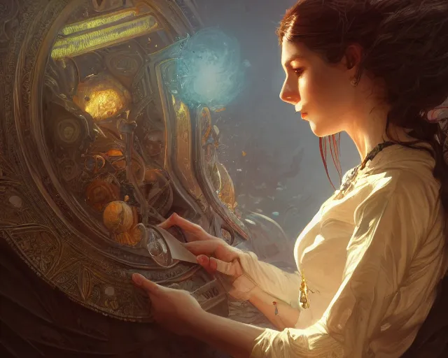 Prompt: photography of william s. burroughs, deep focus, d & d, fantasy, intricate, elegant, highly detailed, digital painting, artstation, concept art, matte, sharp focus, illustration, hearthstone, art by artgerm and greg rutkowski and alphonse mucha