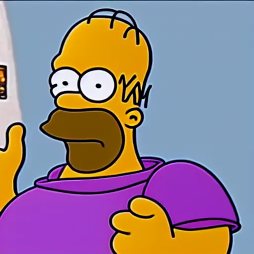 Image similar to homer simpson joins the cartel