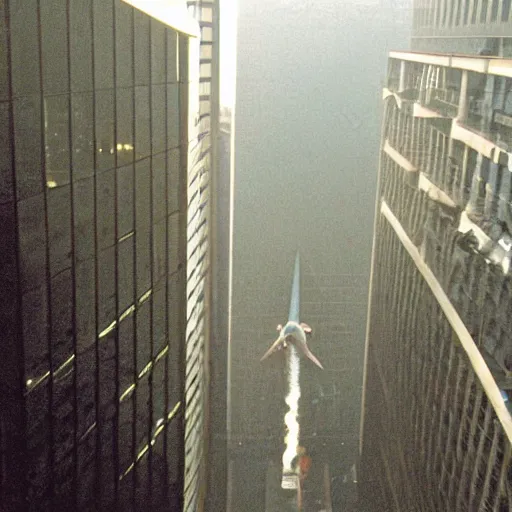 Prompt: view inside the world trade centre as the first plane struck the building, photo from the point of view of a person inside at the point of impact, photo, survivor, realistic, cinematic