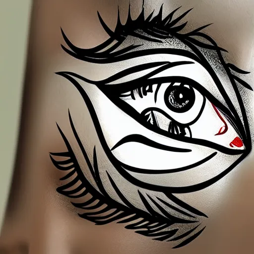 Image similar to dream diffusion logo modern eye catching trending