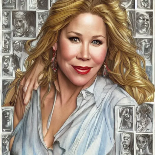 Image similar to Christina Applegate, by Mark Brooks, by Donato Giancola, by Olivia De Berardinis, by Fiona Stephenson