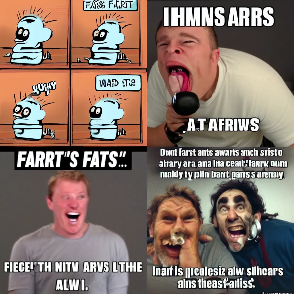 Prompt: farts are always funny