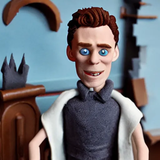 Image similar to tom hiddleston claymation