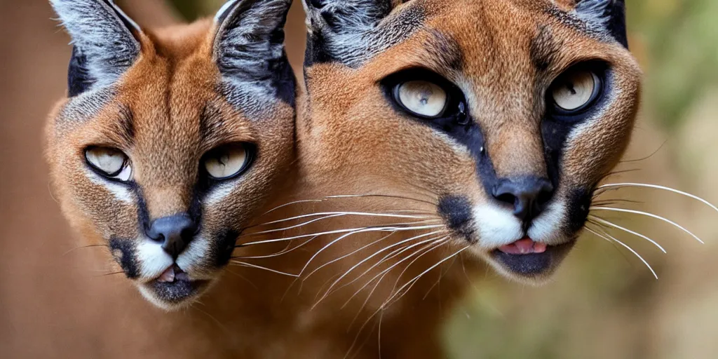 Image similar to caracal in a tuxedo, awarding winning photo, incredible detail, sony 3 5 mm lens