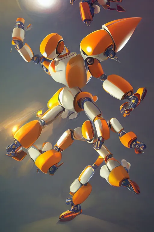 Image similar to metabots medabots medarotto medarot robot minimalist comics, behance hd by jesper ejsing, by rhads, makoto shinkai and lois van baarle, ilya kuvshinov, rossdraws global illumination ray tracing hdr radiating a glowing aura