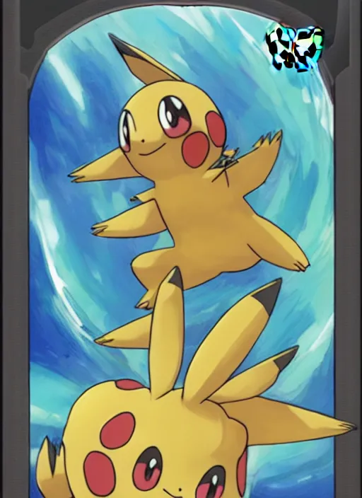 Image similar to a single pokemon card art from the year 1 0 0 0 award winning art