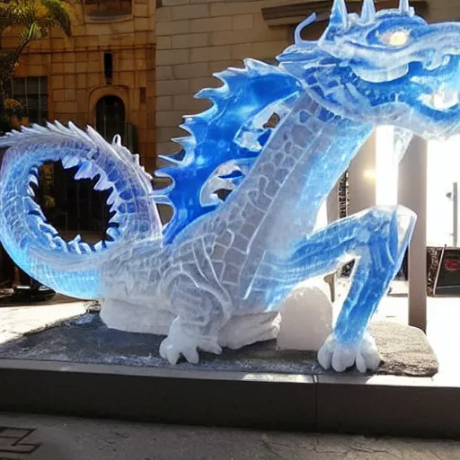 Frequently asked questions about ice sculptures - ice dragon ice