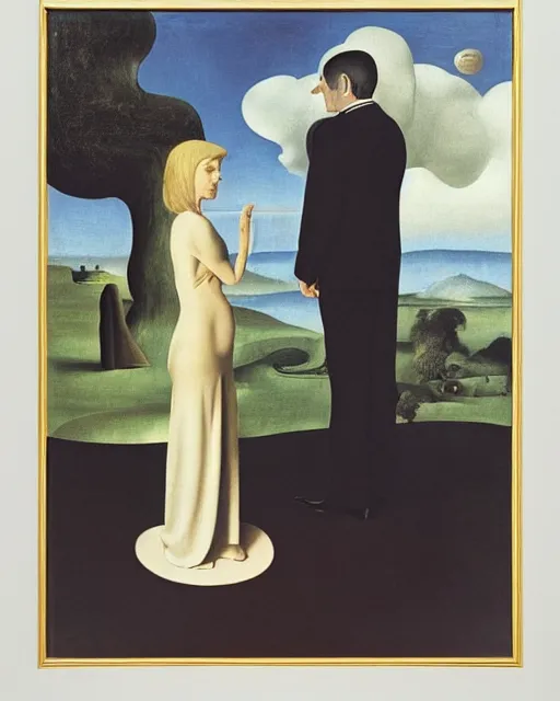 Image similar to master and margaret by carrington, bosch, dali, barlowe, magritte