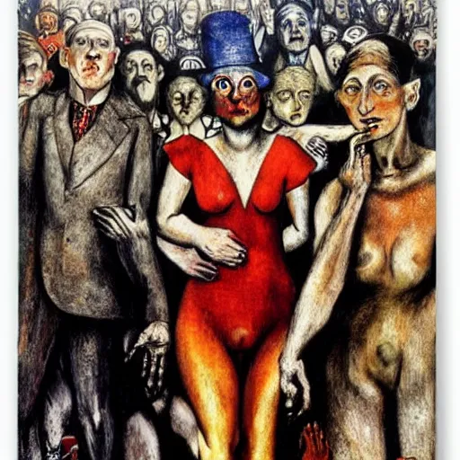 Prompt: diversity equity and inclusion by otto dix, hyperrealistic, masterpiece, aesthetic