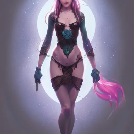 Prompt: ultra realistic illustration, jinx from arcane anime, intricate, elegant, highly detailed, digital painting, artstation, concept art, smooth, sharp focus, illustration, art by artgerm and greg rutkowski and alphonse mucha and wlop