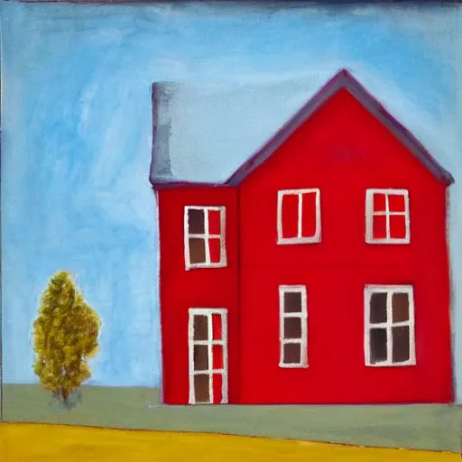 Image similar to a red house