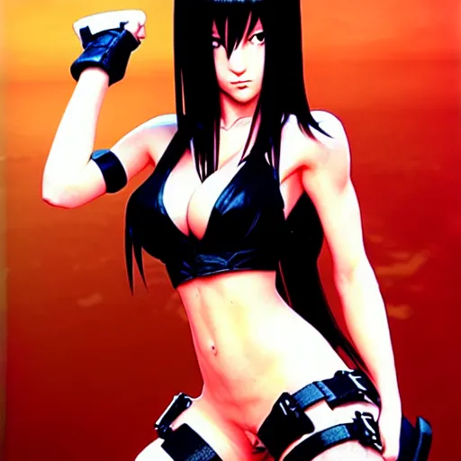 Image similar to tifa lockheart by masamune shirow