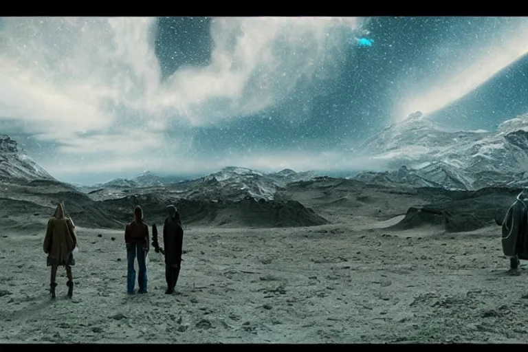 Prompt: VFX movie photojournalism of daily life in a interstellar postscarcity civilization Emmanuel Lubezki