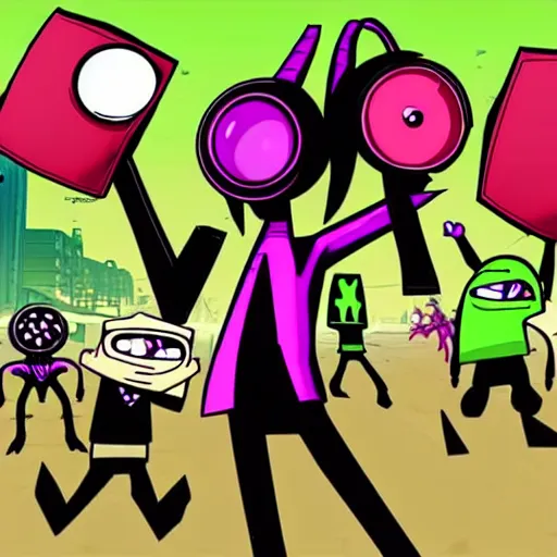 Image similar to Invader Zim gta San Andreas loading screen