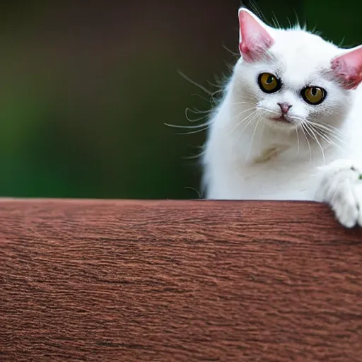 Prompt: a spider with a cat's head, photography