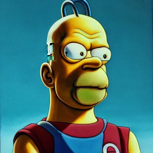 Prompt: ultra realistic portrait painting of homer simpson, art by akira toriyama, 4 k, dragon ball artstyle, cel shaded, highly detailed, epic lighting