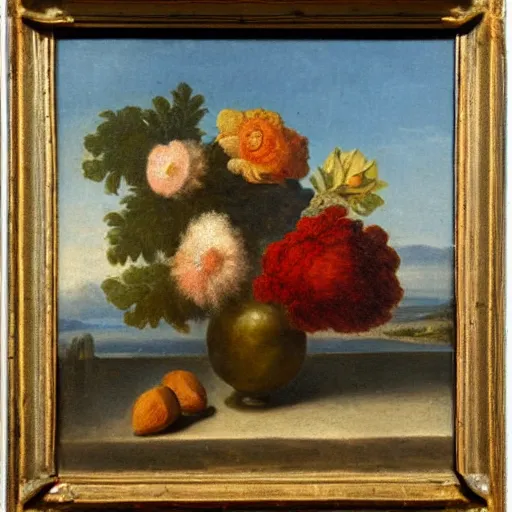 Prompt: joint with weed and in still life. sunny day. light - leaks, dutch masters, 1 8 th century. oil on canvas