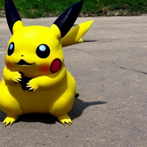 Prompt: if Pikachu were a real animal,f22