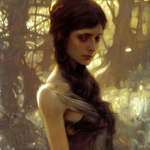 Prompt: a painting in the style of charlie bowater, and in the style of donato giancola, and in the style of john william waterhouse. smooth, sharp focus, semi - realism.