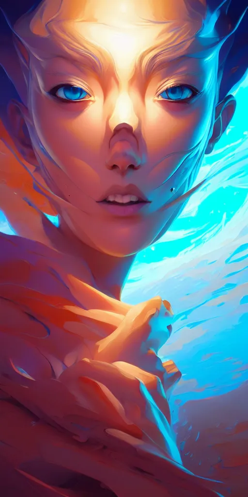 Prompt: hyper detailed ultra sharp of a beautiful fractal face ’ s. behance hd by jesper ejsing, by rhads, makoto shinkai and lois van baarle, ilya kuvshinov, rossdraws radiating a glowing aura global illumination ray tracing hdr, 8 k