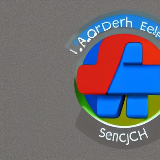 Prompt: a modern search engine logo