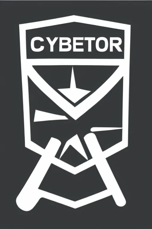 Prompt: Cyber protection logo