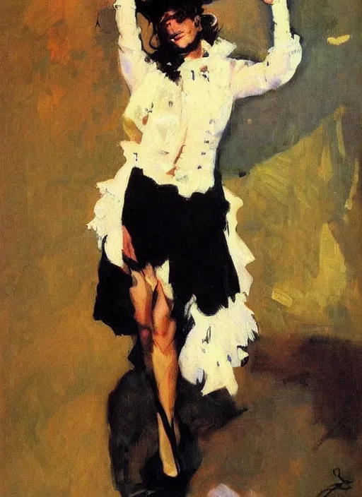 Image similar to glam rocker by joaquin sorolla