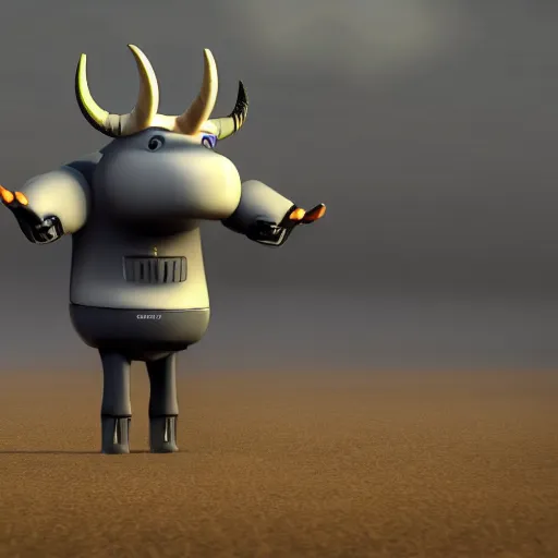 Image similar to a tall bull android