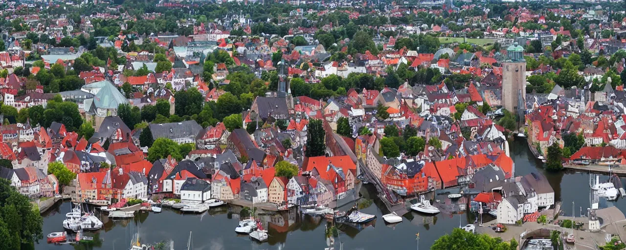 Image similar to Panorama of Gotenburg, Sweden.