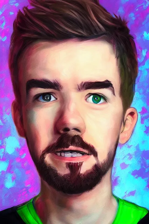 Prompt: Sean McLoughlin, Jacksepticeye, Irish Youtuber, solo portrait 🎨🖌️🪄 ❤️‍🔥