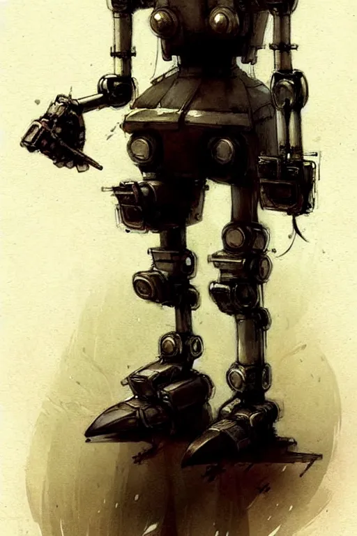 Image similar to (((((2050s servant android robot pirate wench art . muted colors.))))) by Jean-Baptiste Monge !!!!!!!!!!!!!!!!!!!!!!!!!!!