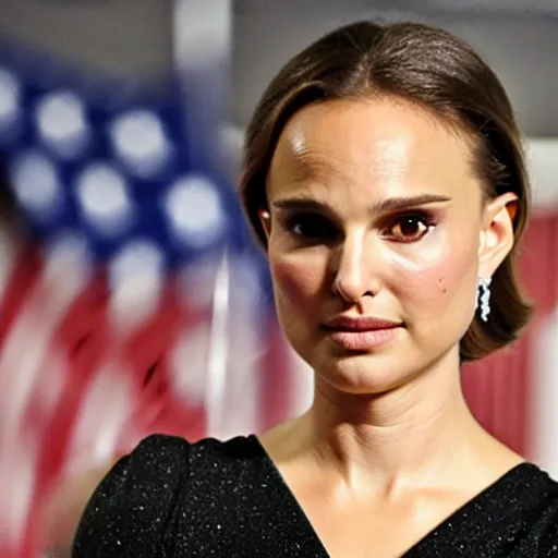 Prompt: natalie portman as captain america