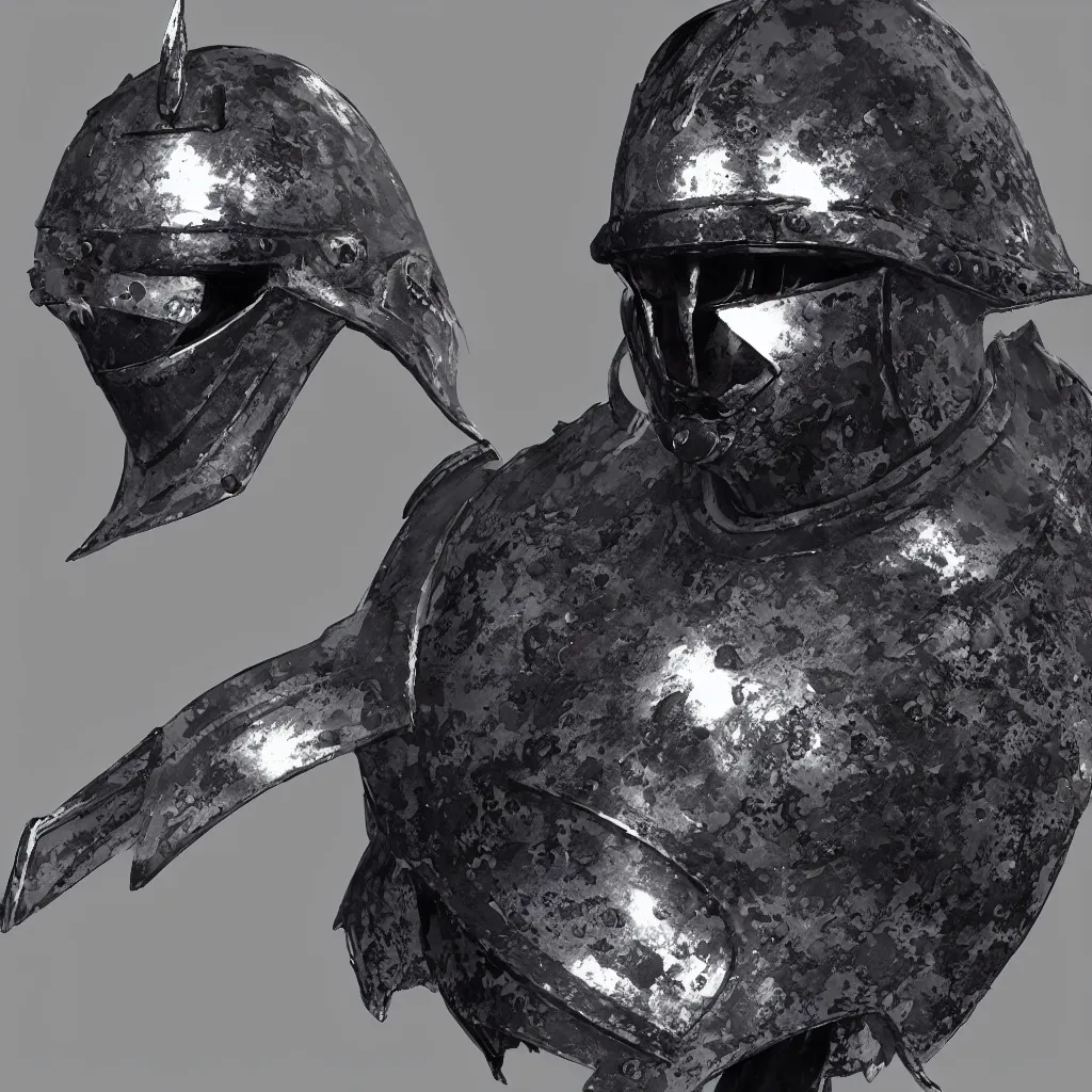 Prompt: grimdark tsutomu nihei medieval helmet, unreal engine, 8 k, ultra realistic, ultra detail