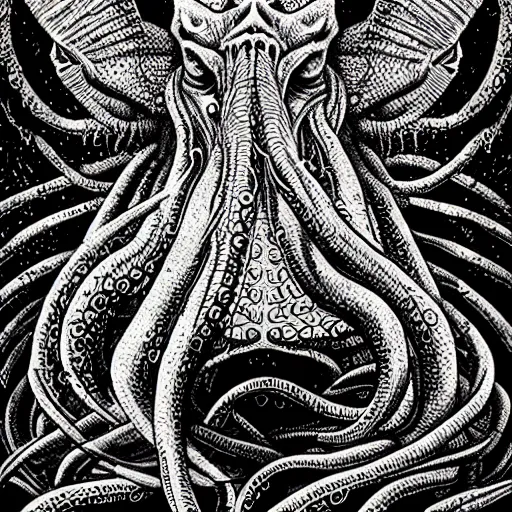 Image similar to Cthulhu by Dan Hillier