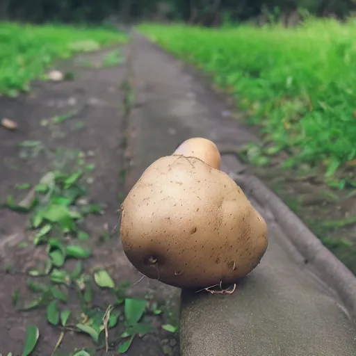 Image similar to potato on adventure