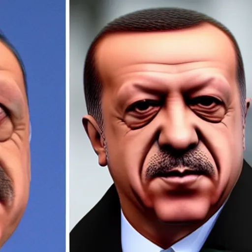 Image similar to Mixture of Mohammed and Recep Tayyip Erdoğan