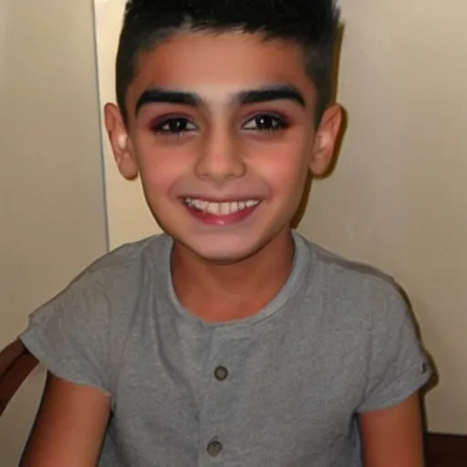 Image similar to zayn malik 3 years old