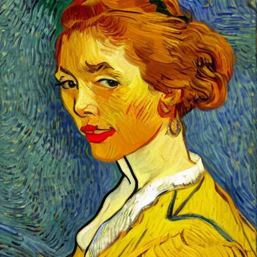 Image similar to painting of remy lacroix, van gogh style
