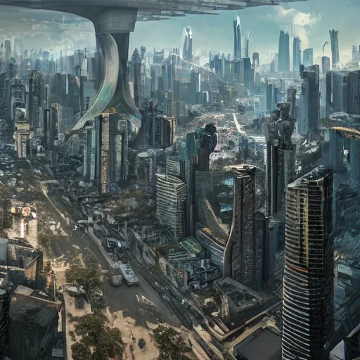 Image similar to futuristic sao paulo, dystopia, 8 k, art by petter steen and daniel dociu and david edwards