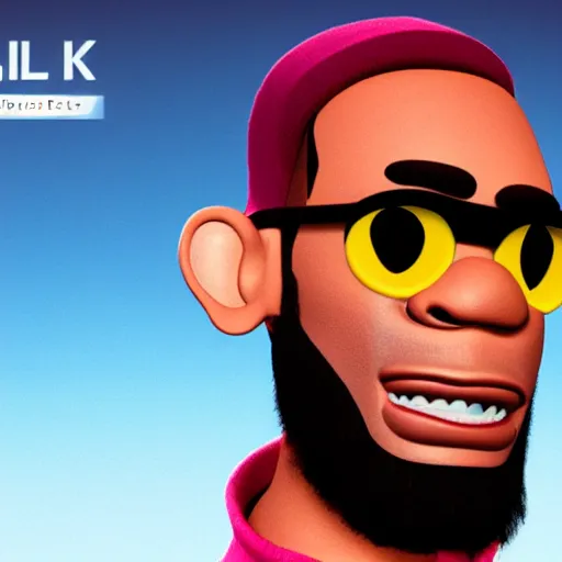 Prompt: r kelly as a pixar character, 3 d render,