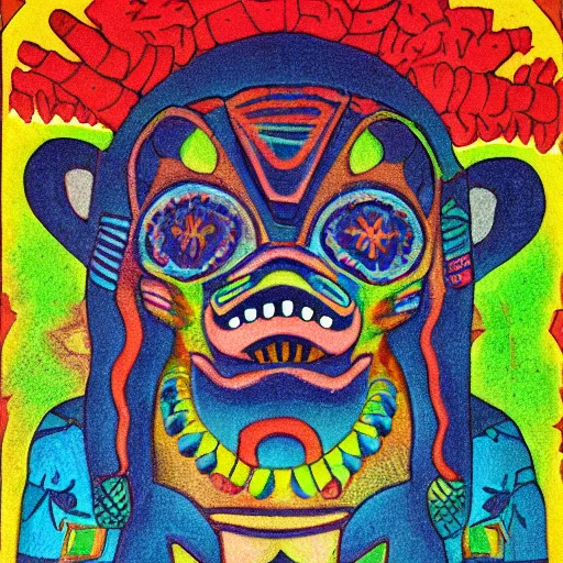 Image similar to portrait of xolotl