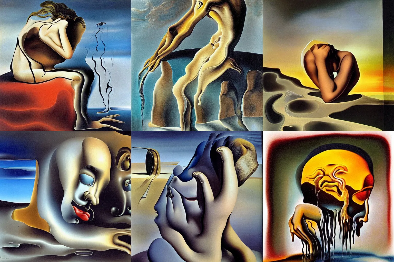 Prompt: melting emotions by Salvador Dali