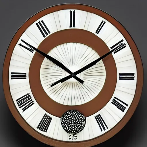 Image similar to a wall clock designed by rene lalique