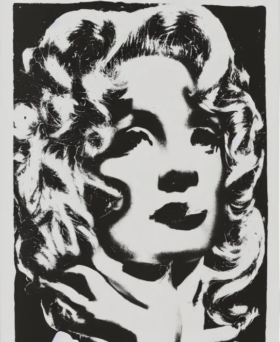 Prompt: medusa by andy warhol