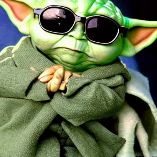 Question: is Baby Yoda wearing Margiela?