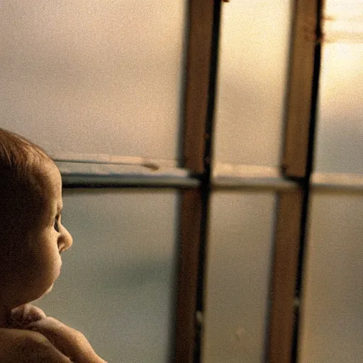 Image similar to color photograph, highly detailed visualisation of loneliness, natural light, film grain, soft vignette, sigma 85mm f/1.4 1/10 sec shutter, film still promotional image, World Press Photo awarded, IMAX 70mm footage