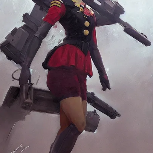 Image similar to portrait of a communist sailor moon, epic, tragic, military art, fantasy, dieselpunk, hd shot, digital portrait, beautiful, artstation, comic style, by artgerm, guy denning, jakub rozalski, magali villeneuve and charlie bowater