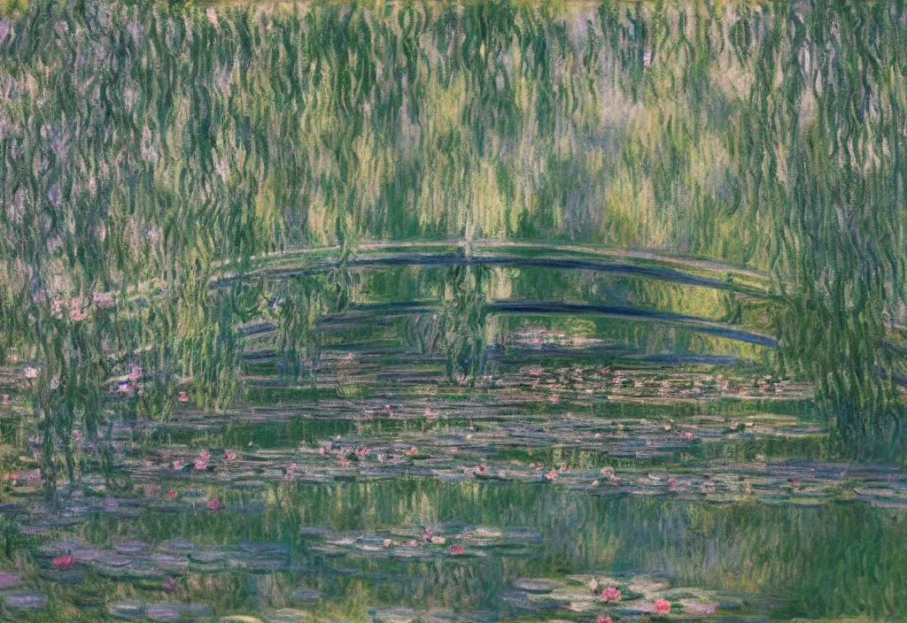 Prompt: a beautiful painting of a pond in spring time by Monet, Wes Anderson, James Jean, trending on Artstation, 4k